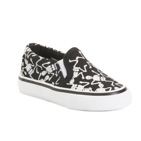 Tommy Bahama Glow In The Dark Skeletons Slip On Sneakers Toddler size 5 … - Picture 1 of 9